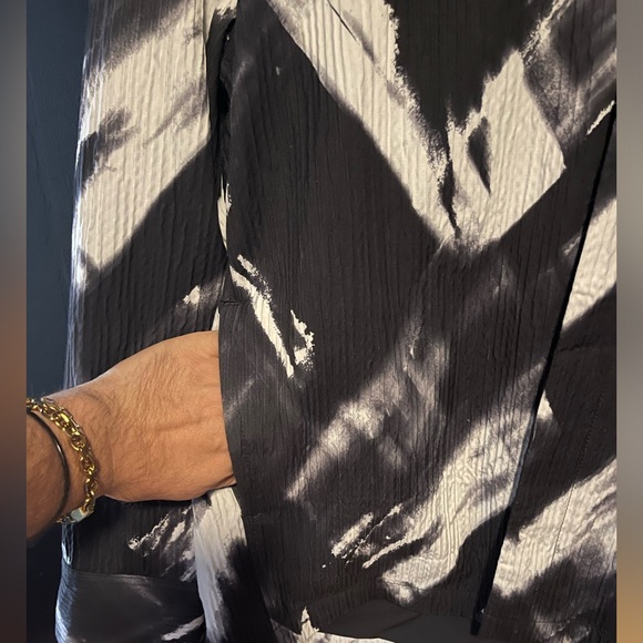 ZARA PRINTED PLEATED EFFECT OVERSHIRT - Picture 6 of 7